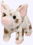 7 in. Brown Spotted Pig Pluwh