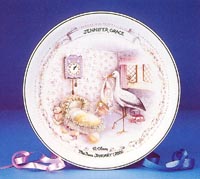 Personalized Birth Plate