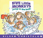 Five Little Monkeys Jump in the Bath Board Book