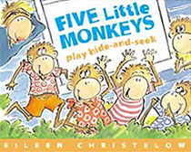 Five Little Monkeys Play Hide-and-Seek Hardcover Picture Book