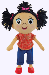  12 in. Amy Wu Plush Doll