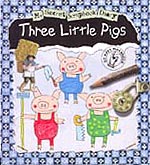 Three Little Pigs Faux Diary Hardcover Pictue Book