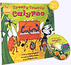 Creepy Crawly Calypso Paperback Book with CD