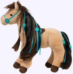 12 in. Princess Horse Plush