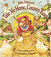 Take Me Home, Country Roads Hardcover Picture Book with CD