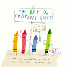 The Day the Crayons Quit Hardcover Picture Story Book