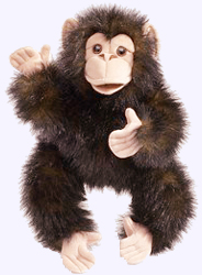 15 in. Baby Chimpanzee Puppet