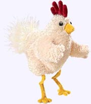 9 in. Funky Chicken Puppet