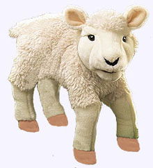 12 in. Lamb Puppet