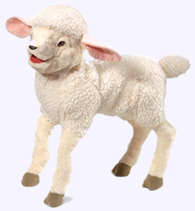 19 in. Lambkin Hand Puppet