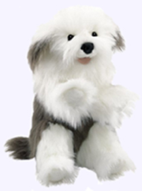 11 in. Sheepdog Plush