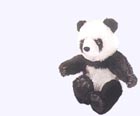 5 in. Panda Finger Puppet