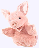 7 in. Little Pig Puppet