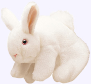 8 in. Small White Bunny Puppet
