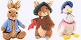 Classic Peter Rabbit,Floppsy,Benjamin and Jemima Plush Dolls