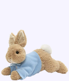 12 in. Peter Rabbit Plush Laying Down