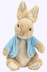 Beatrix Potter Peter Rabbit Gentle Soft Toy Plush Soft Touch Bagclip