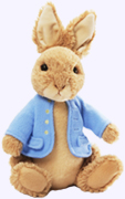 6 in. Classic Small Peter Rabbit Plush Storybook Character