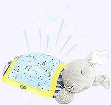 Goodnight Moon Starry Night Bunny Projecting Night Light