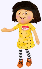  14 in. Hello World Plush Doll