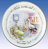 Heron Birth Plate