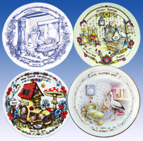 personalized baby birth plates