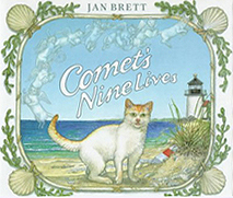 Jan Brett's Comet's Nine Lives Hardcover Picture Book