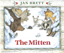 Jan Brett's The Mitten Hardcover Picture Book