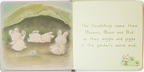 Inside pages of The Garden Welcomes Blossom, Bloom and Bud Board Book