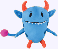 9 in. Declan Monster Plush Doll