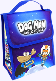 10 in. Dog Man and Cat Kid Lunch Bag