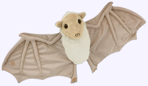 8 in. Stelluna Plush Bat with 18 in. wing span