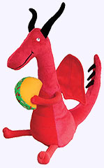 10 in. Dragons Love Tacos Plush Storybook Character