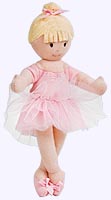 9 in. Blonde Ballerina Finger Puppet