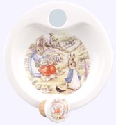 Peter Rabbit in Garden Porcelain Warming Dish