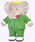 Babar the Elephant Plush Doll