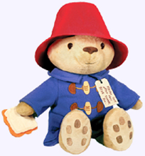 14 in. Classic Seated Paddington Plush Bear