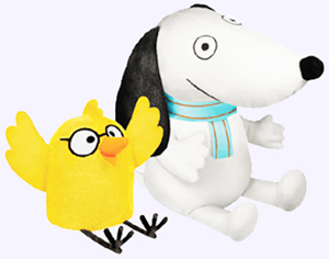 8 in. Number One Sam Soft Toy and 4 in. Chick Soft Toy